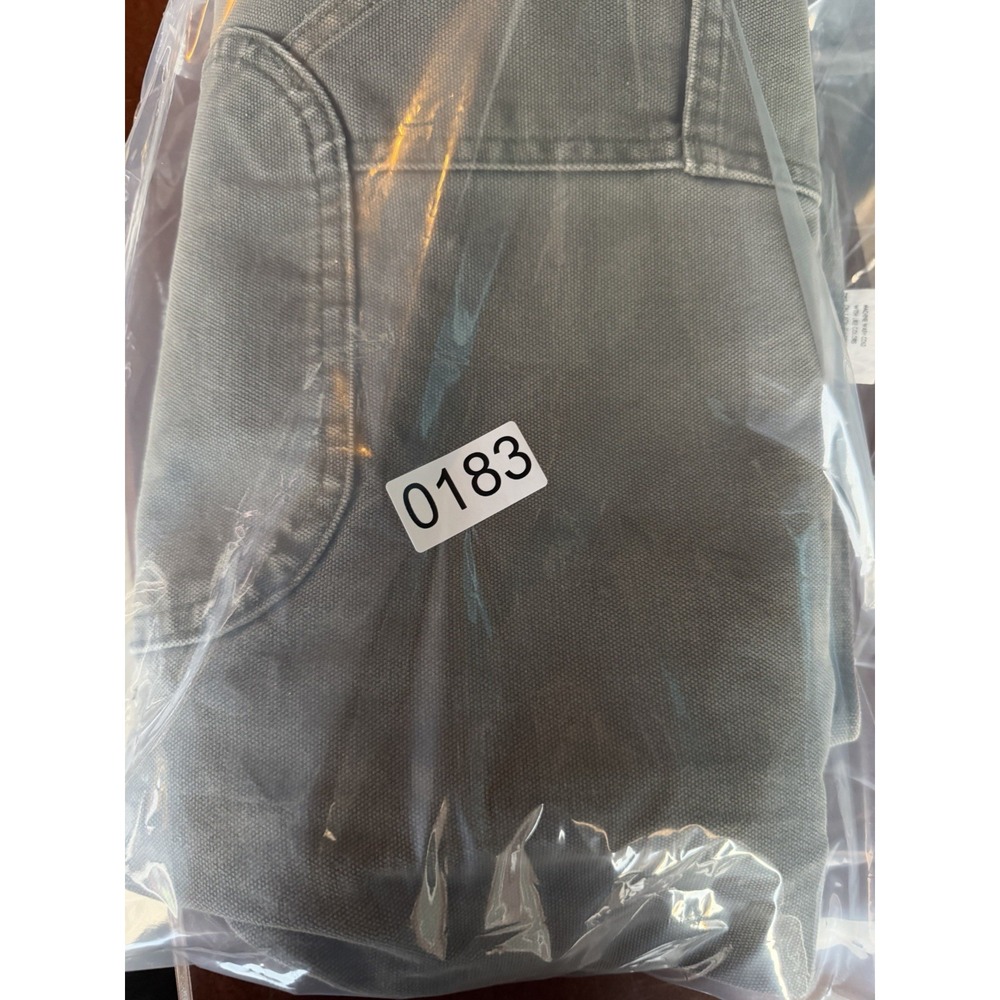 Dickies Carpenter Men's Pants Size 34x30 Olive Green Cotton Duck Canvas - Picture 9 of 9